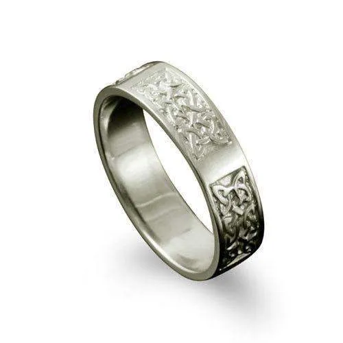 Celtic Ring in Silver, Gold, Platinum - - R125 R-Z