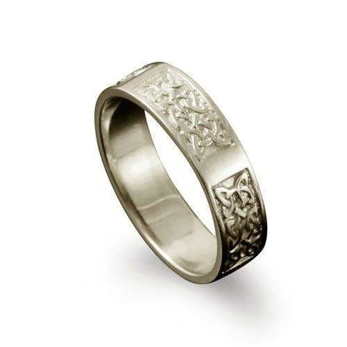 Celtic Ring in Silver, Gold, Platinum - - R125 R-Z