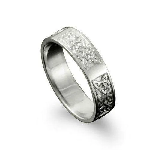 Celtic Ring in Silver, Gold, Platinum - - R125 R-Z