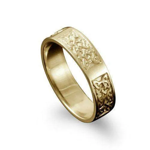 Celtic Ring in Silver, Gold, Platinum - - R125 R-Z