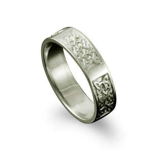 Celtic Ring in Silver, Gold, Platinum - - R125 R-Z