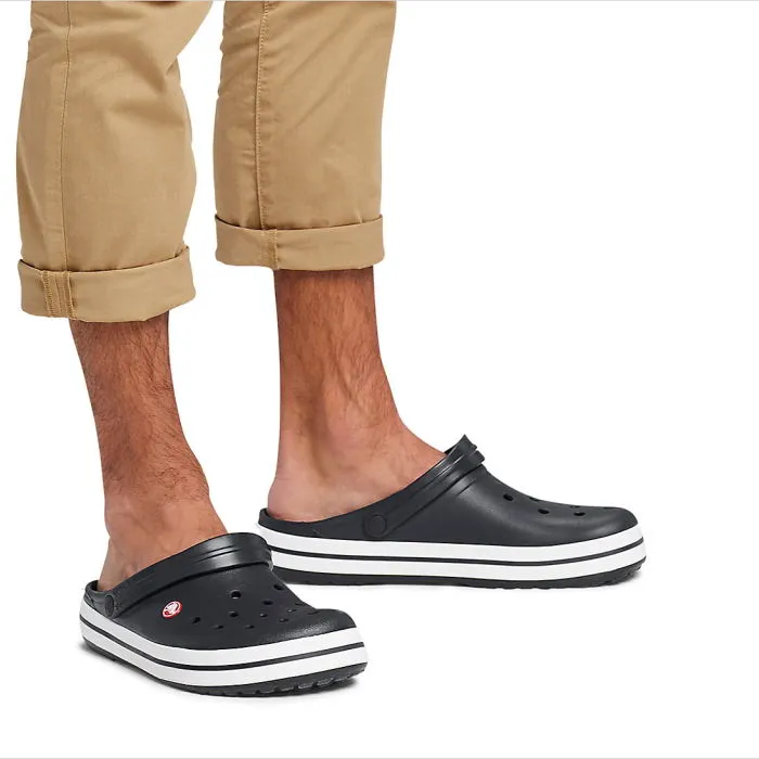 Crocs Crocband Clog Black White Mens Womens