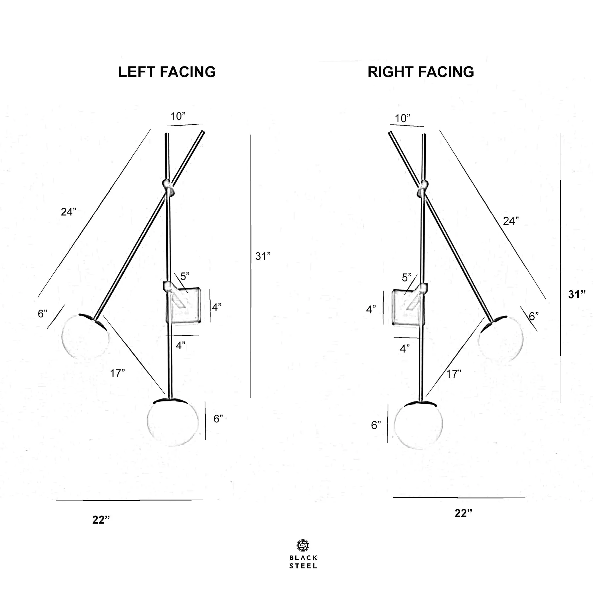 Cws108 Minimalistic Frosted Glass Wall Light Fixture