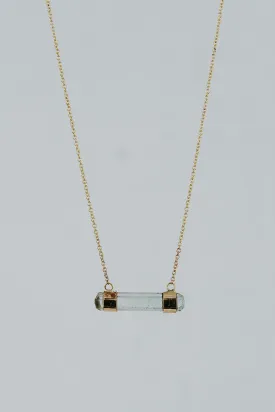 Double Banded Necklace - Green Tourmaline