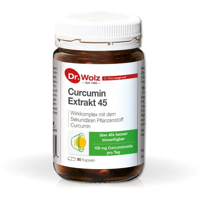 Dr Wolz Curcumin Extract 90 - Highly Bioavailable Curcumin