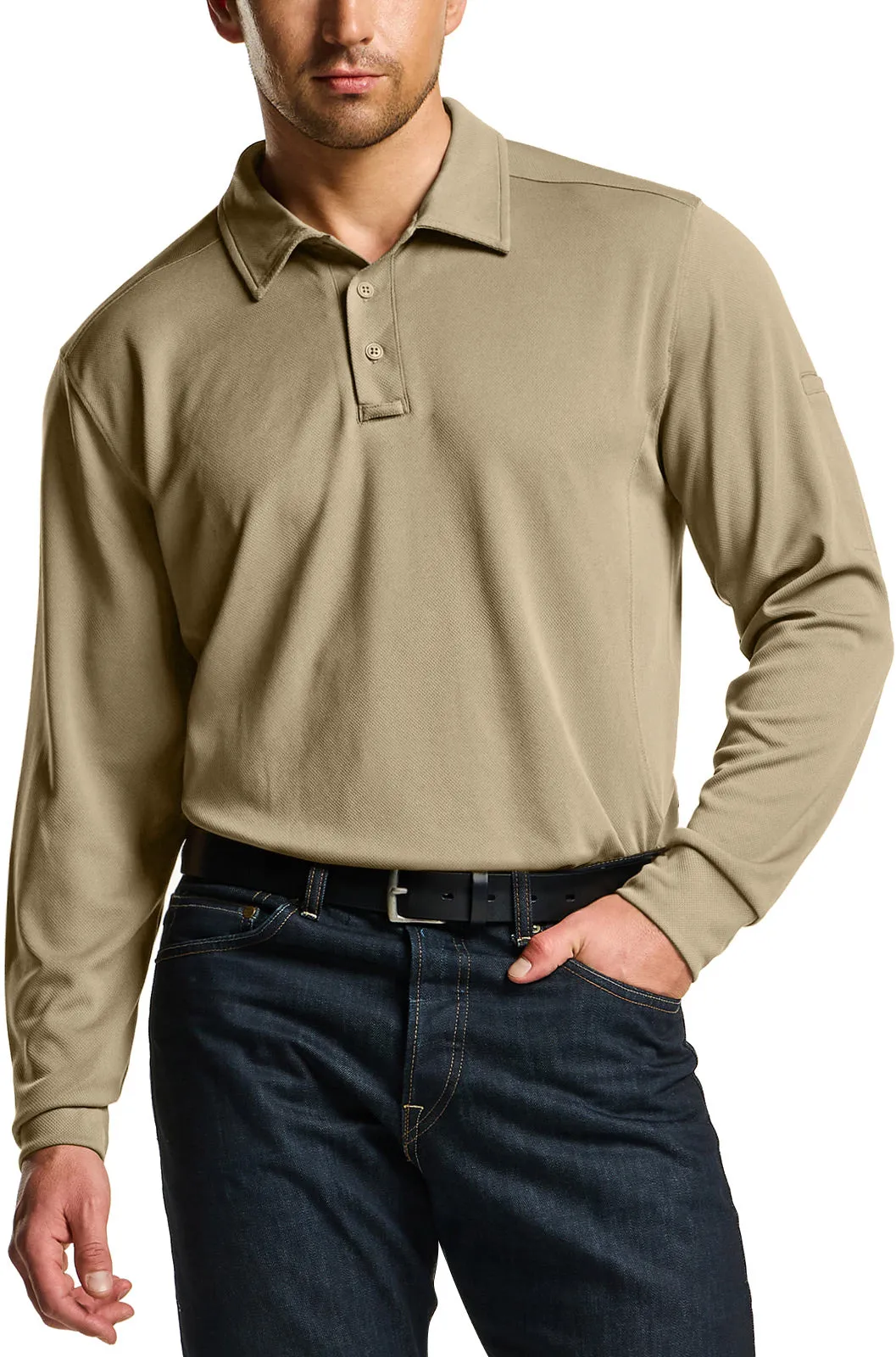 Frost Essential Long Sleeve Polo [TOK004]