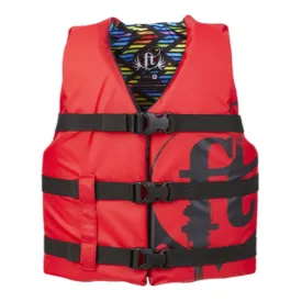 Full Throttle Youth Life Jacket Nylon-Red