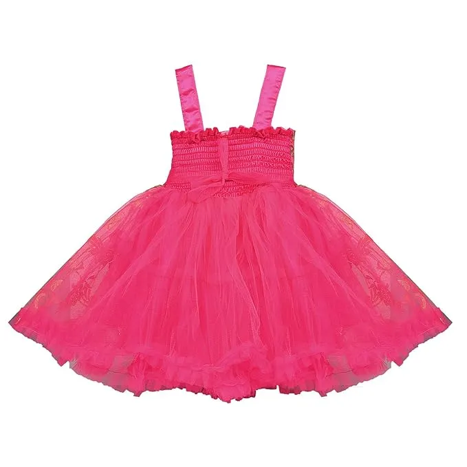 Girls A-line Floral Embroidered Ethnic dress