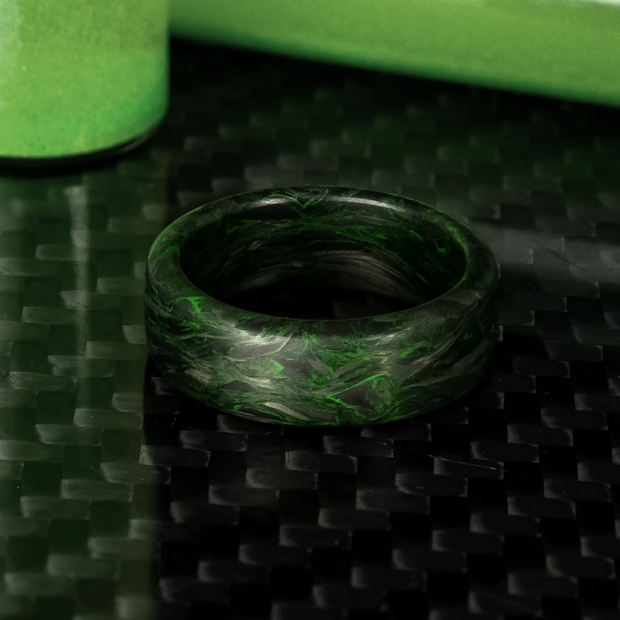 Optimized Green Carbon Fiber Burl Ring