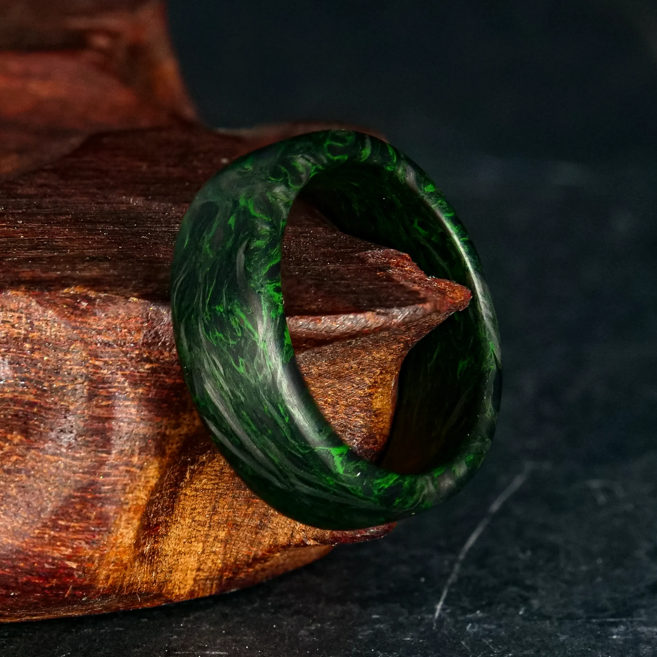 Optimized Green Carbon Fiber Burl Ring