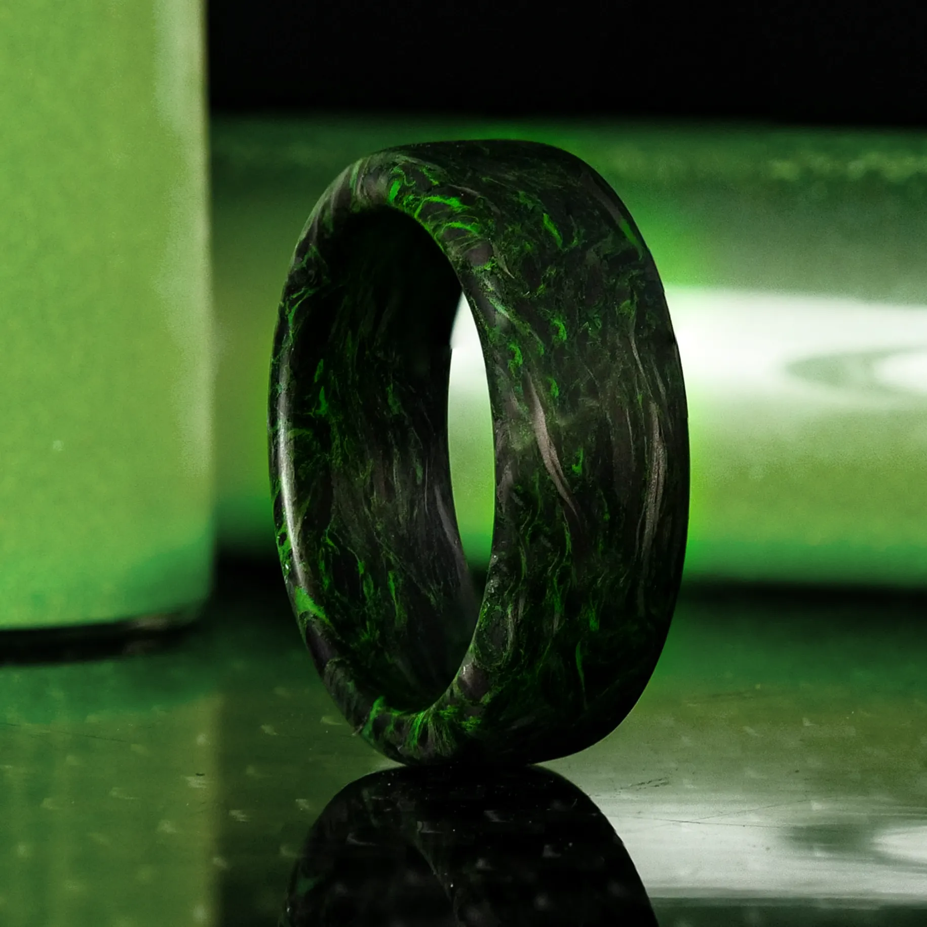 Optimized Green Carbon Fiber Burl Ring