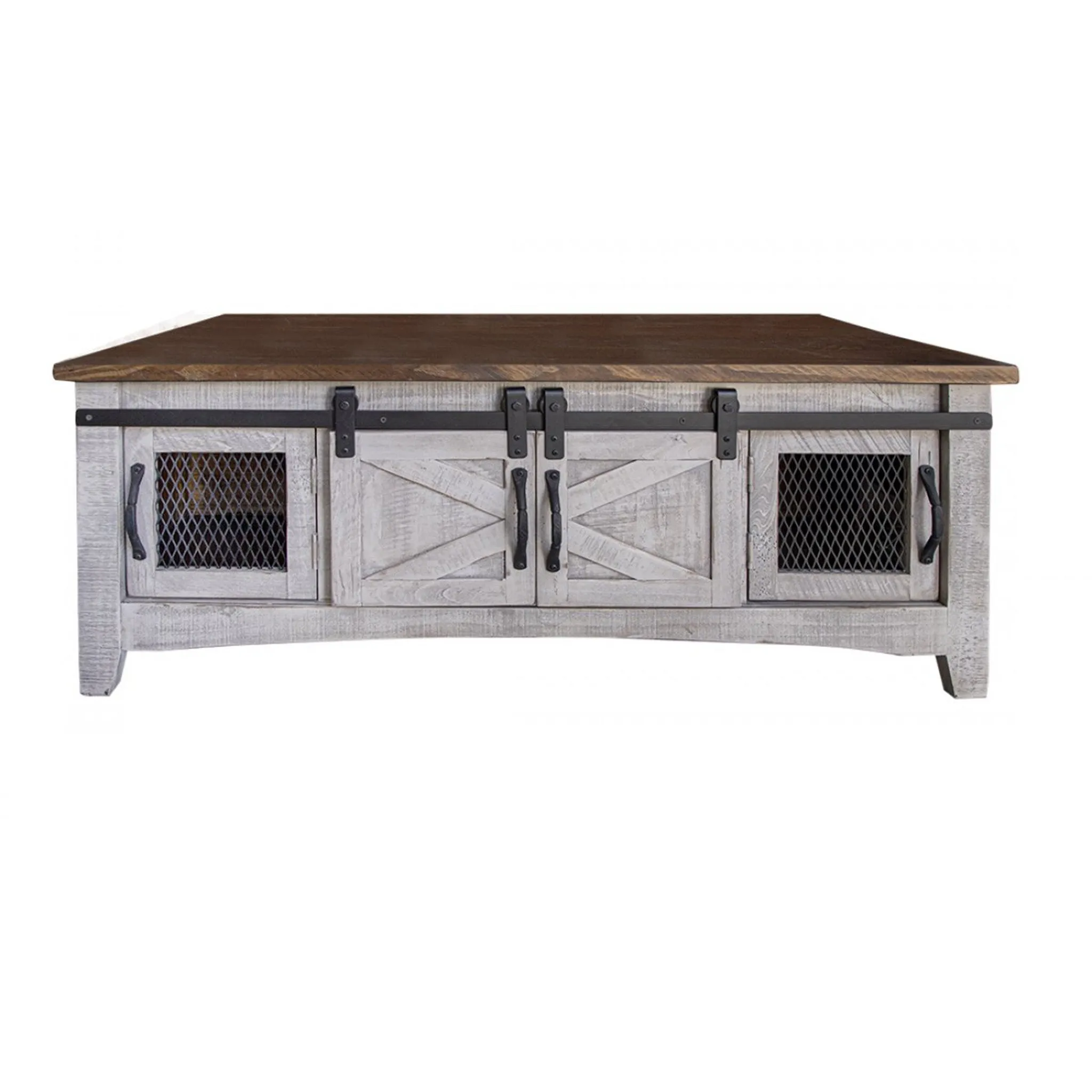 Greenview Modern Farmhouse Living Room Table Set - Gray