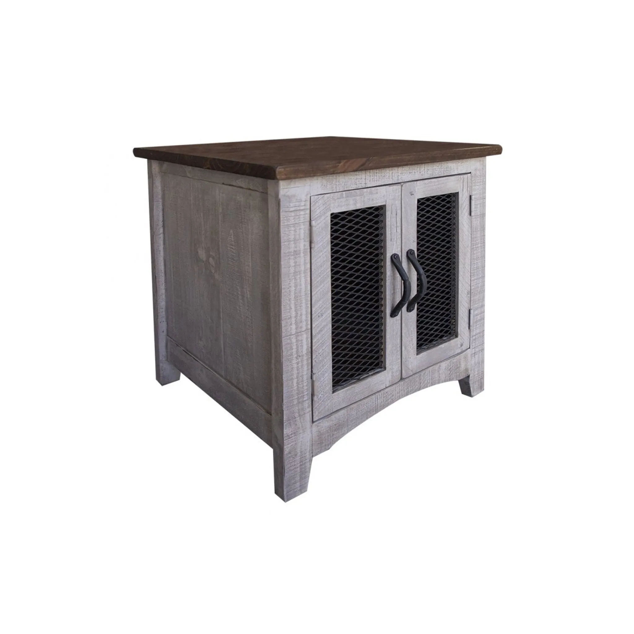 Greenview Modern Farmhouse Living Room Table Set - Gray