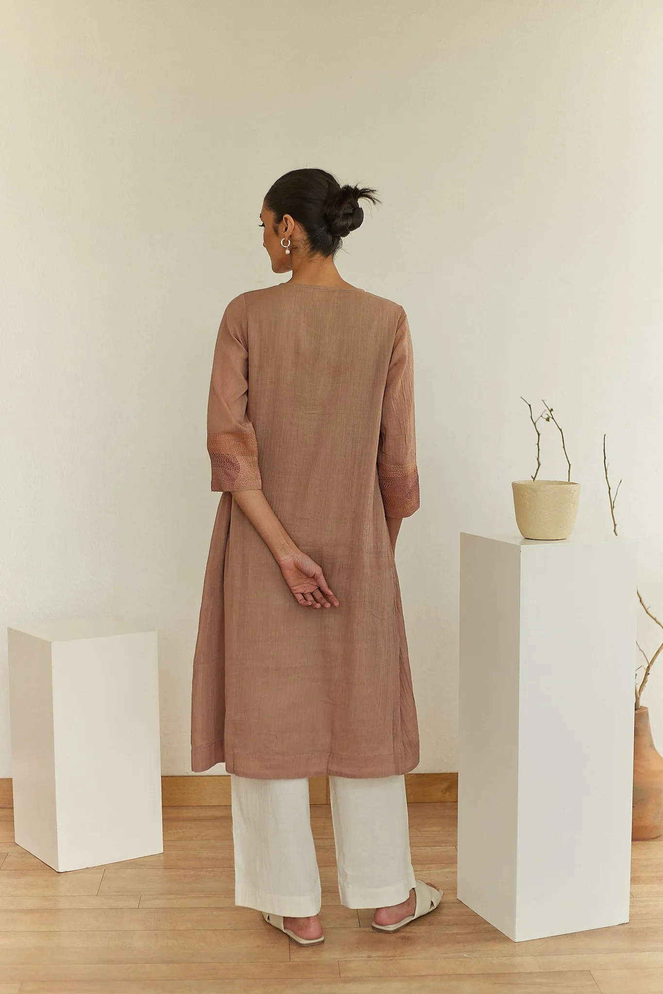 Heaven Pleated Placket Kurta