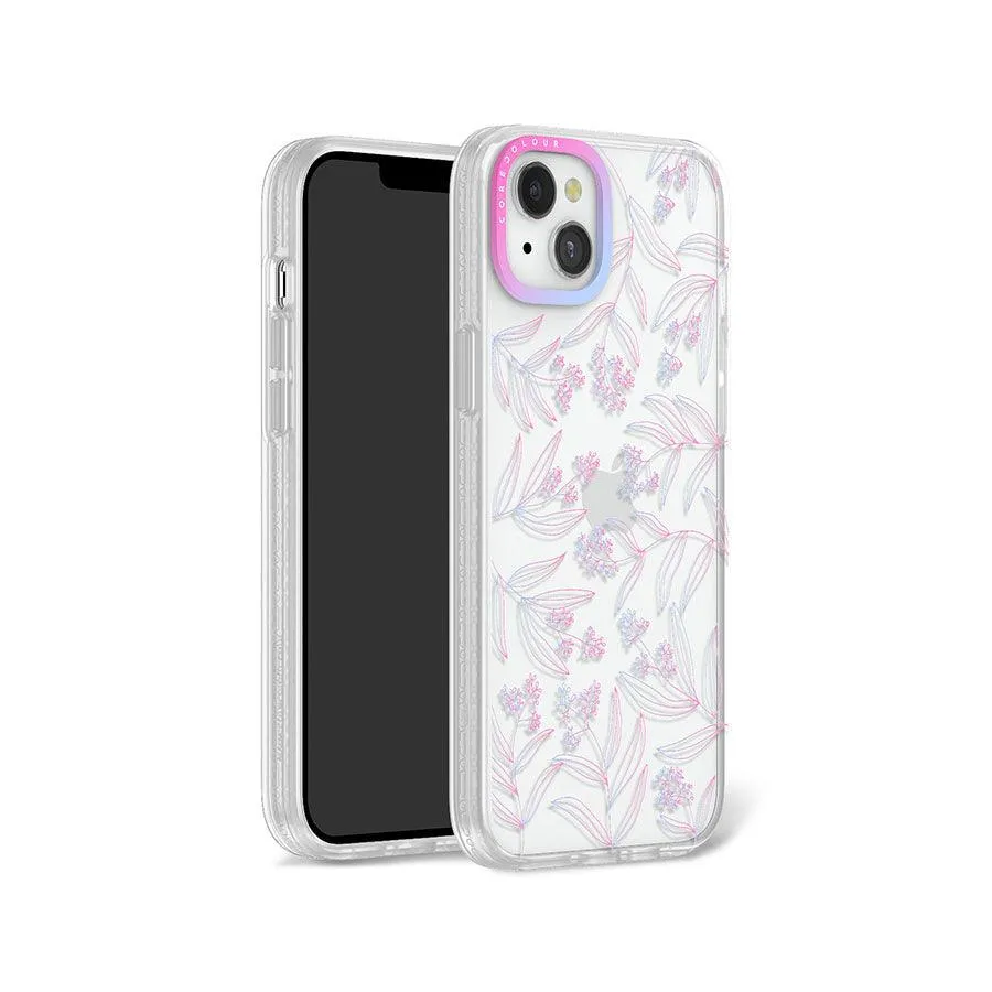 iPhone 12 Mauve Leaf Phone Case