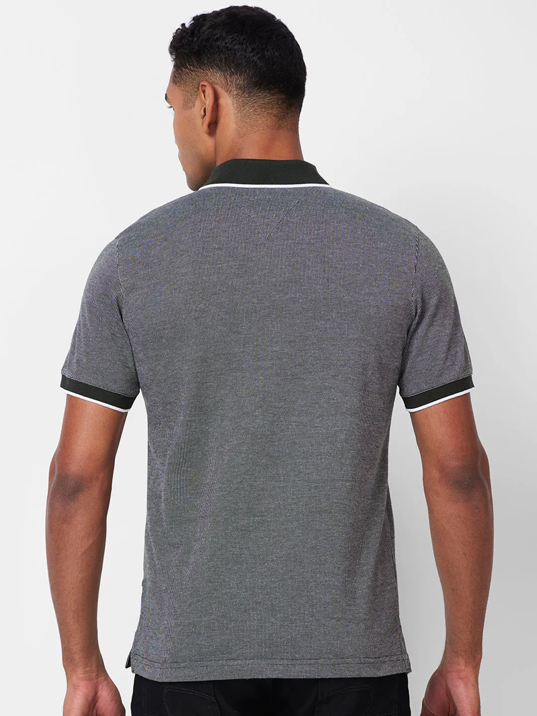 Jacquard Texture Polo