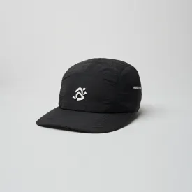 Current Runners Black Running Hat in Japanese Nylon