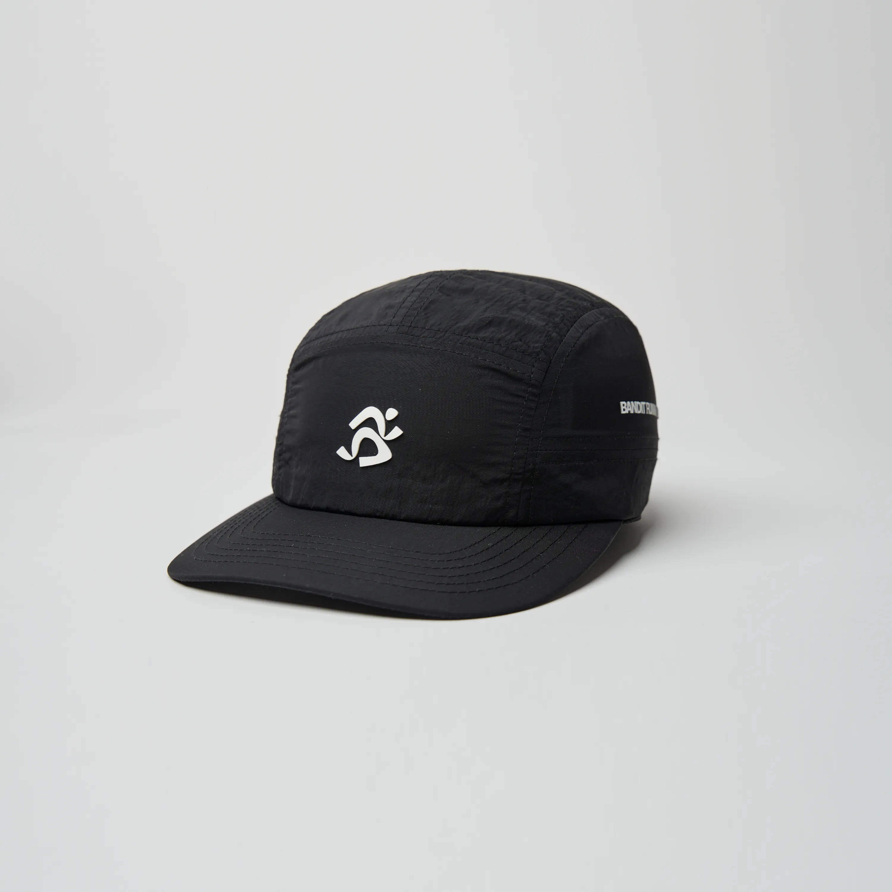 Current Runners Black Running Hat in Japanese Nylon
