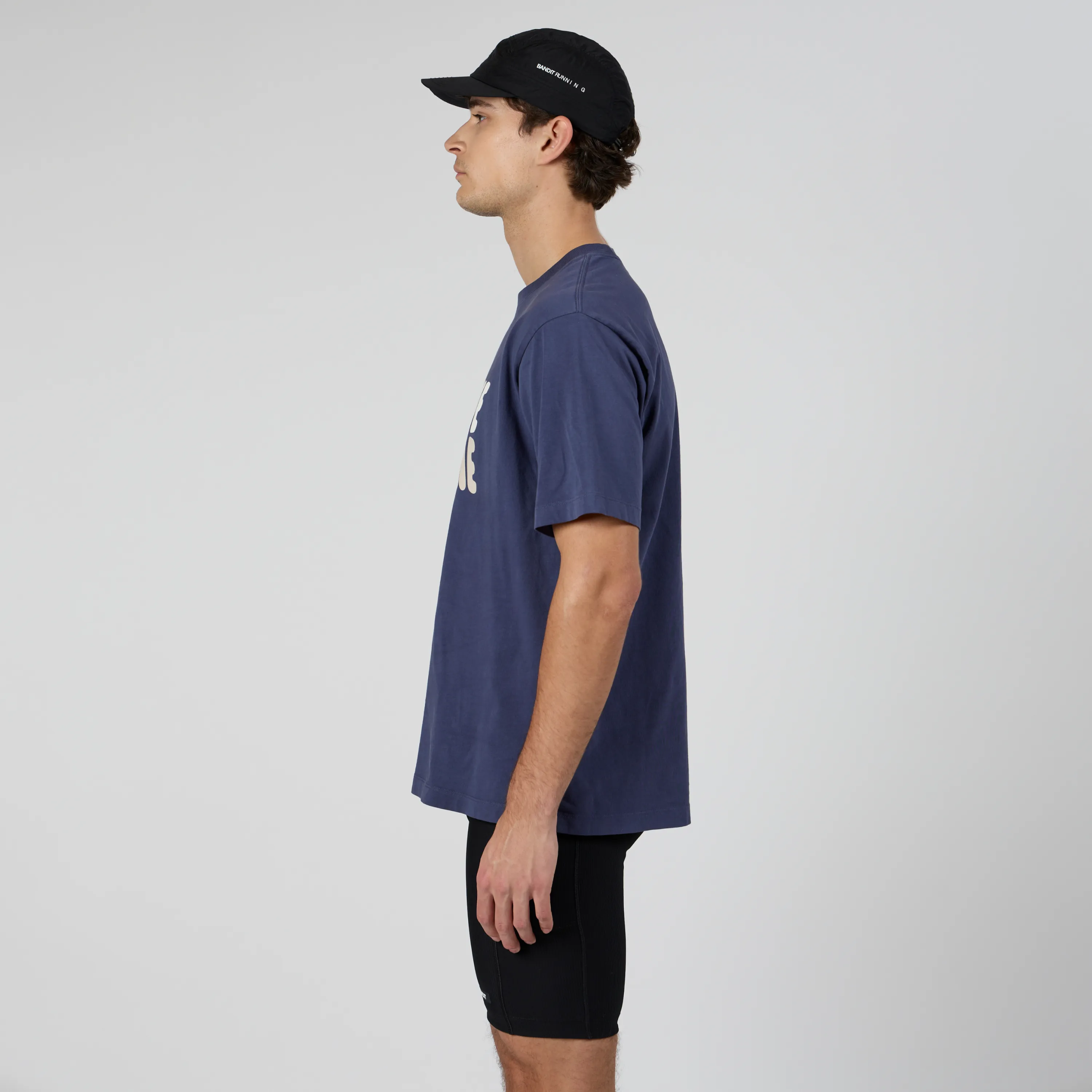 Current Runners Black Running Hat in Japanese Nylon