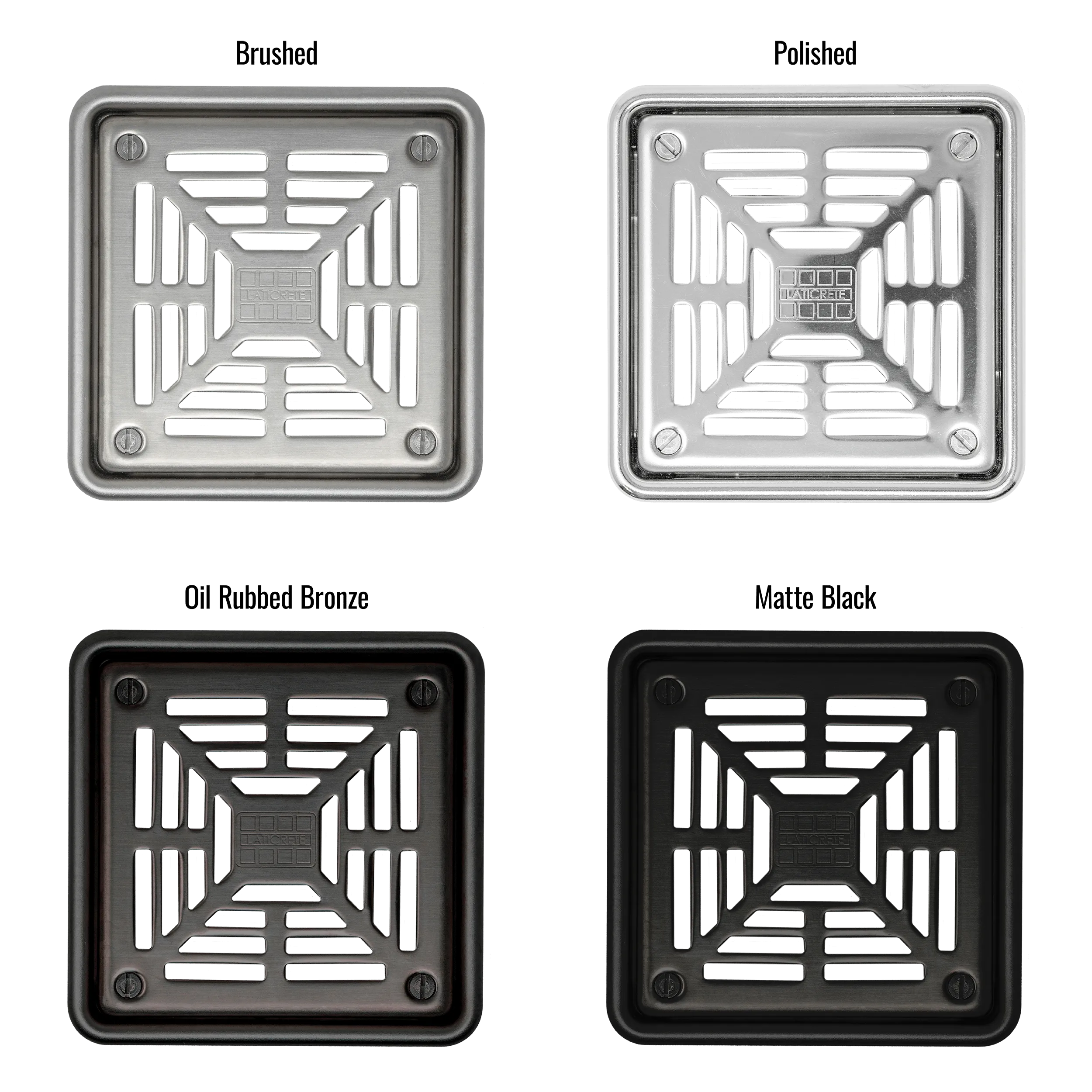 Laticrete Hydro Ban Drain Grates
