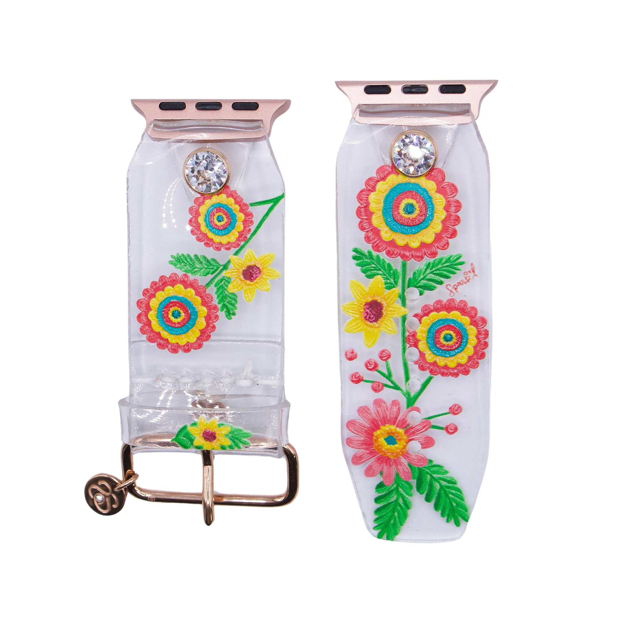 Limited Edition - "Flores" Waterproof Sivella Watchband