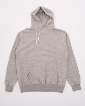 LOOP WHEEL HOODED SWEATSHIRT HEATHER GRAY