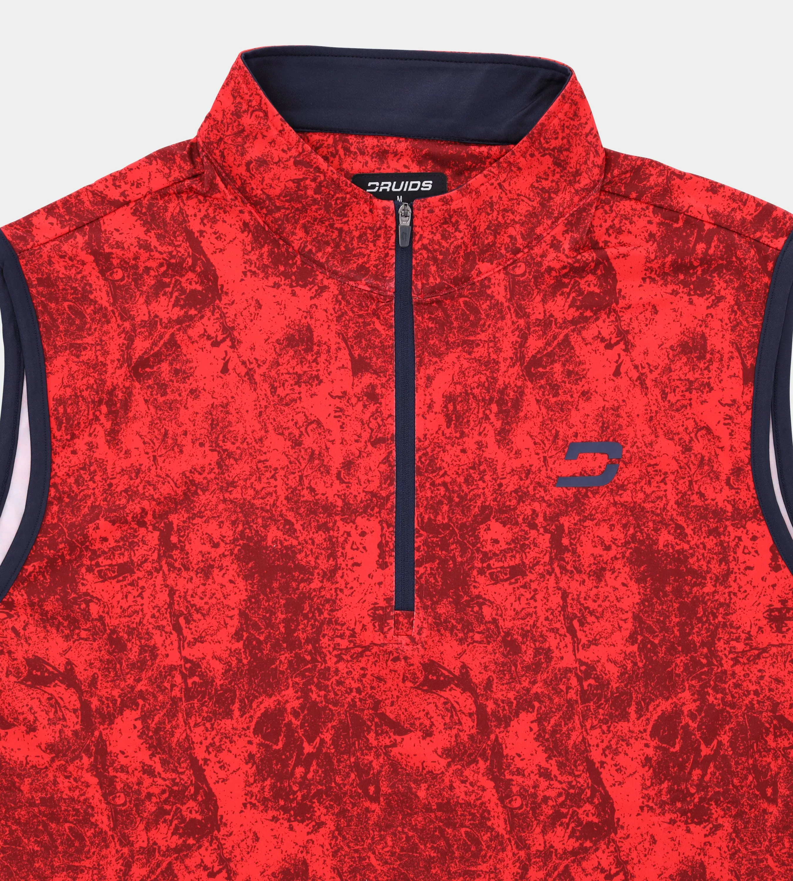 MARBLE SLEEVELESS - RED