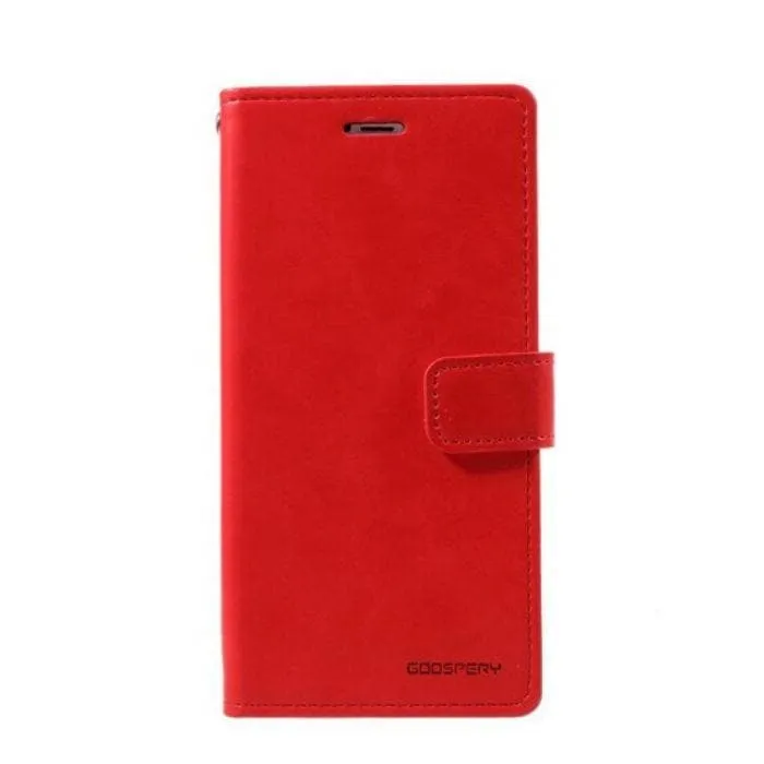 Mercury Blue Moon Diary Case for iPhone XS Max - Red