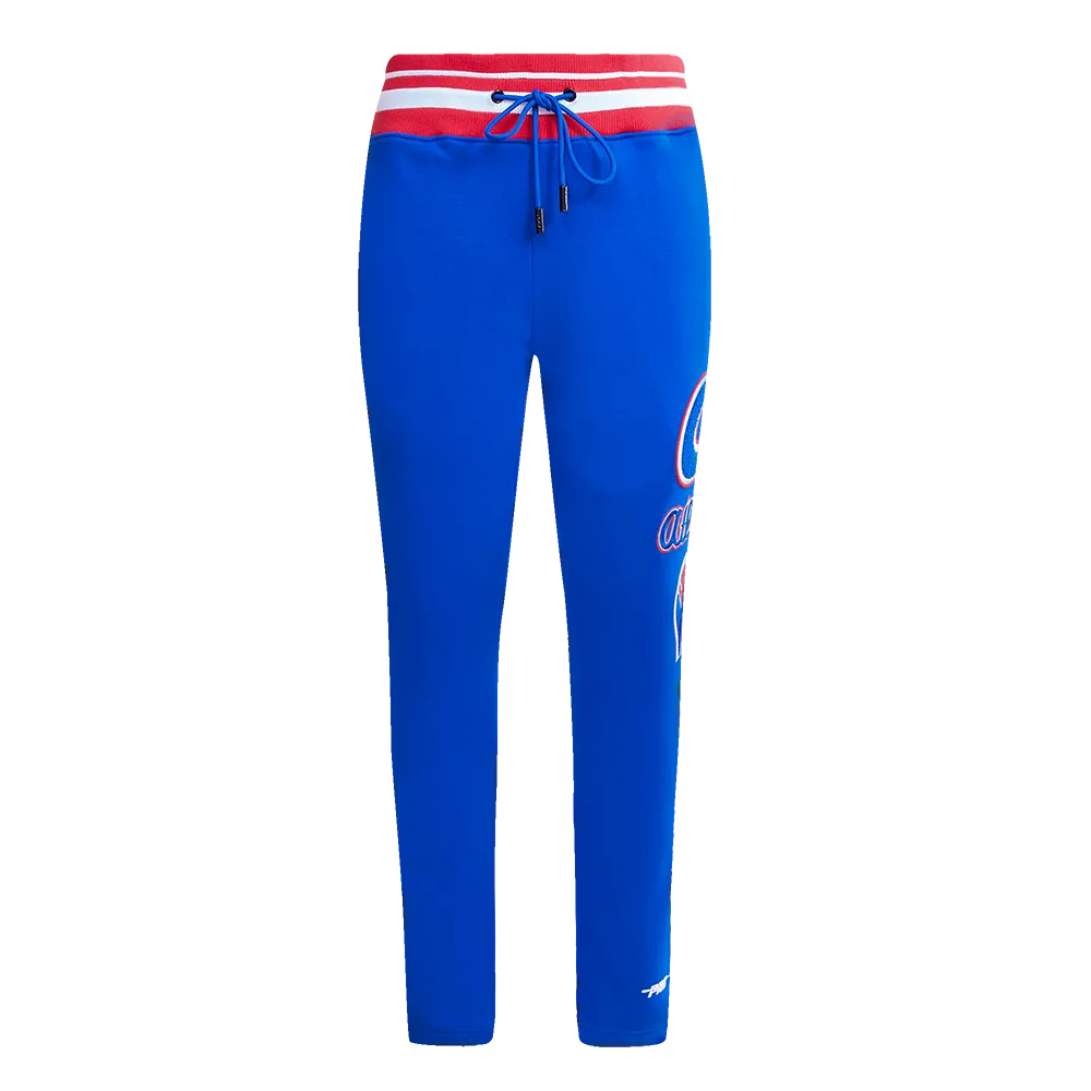 MLB ATLANTA BRAVES RETRO CLASSIC MEN'S SWEATPANT (ROYAL BLUE/RED)