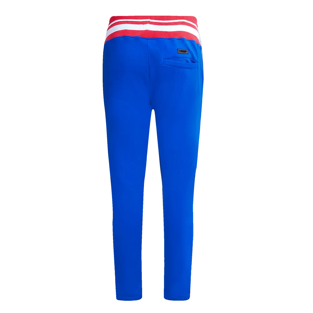 MLB ATLANTA BRAVES RETRO CLASSIC MEN'S SWEATPANT (ROYAL BLUE/RED)