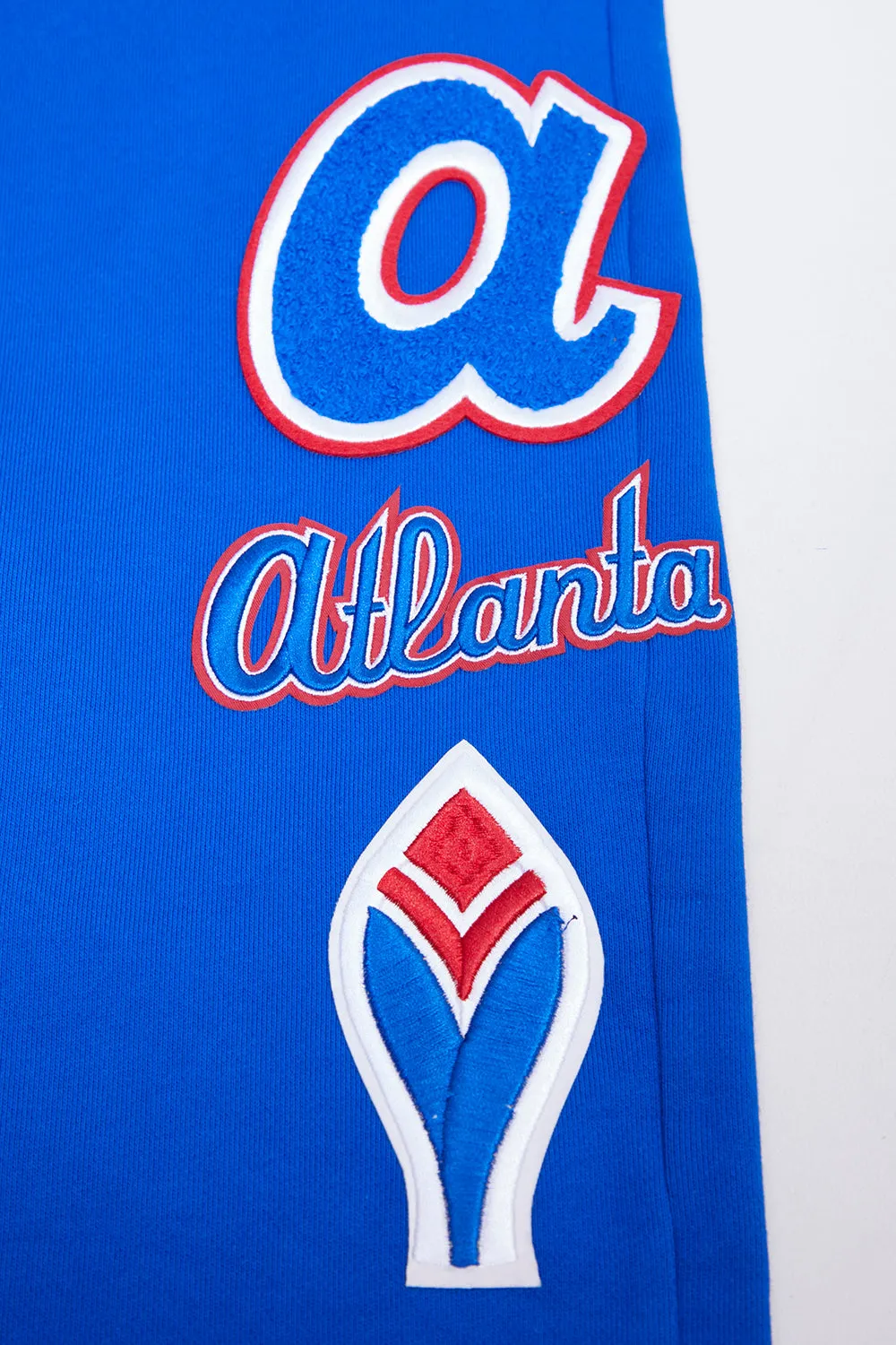 MLB ATLANTA BRAVES RETRO CLASSIC MEN'S SWEATPANT (ROYAL BLUE/RED)