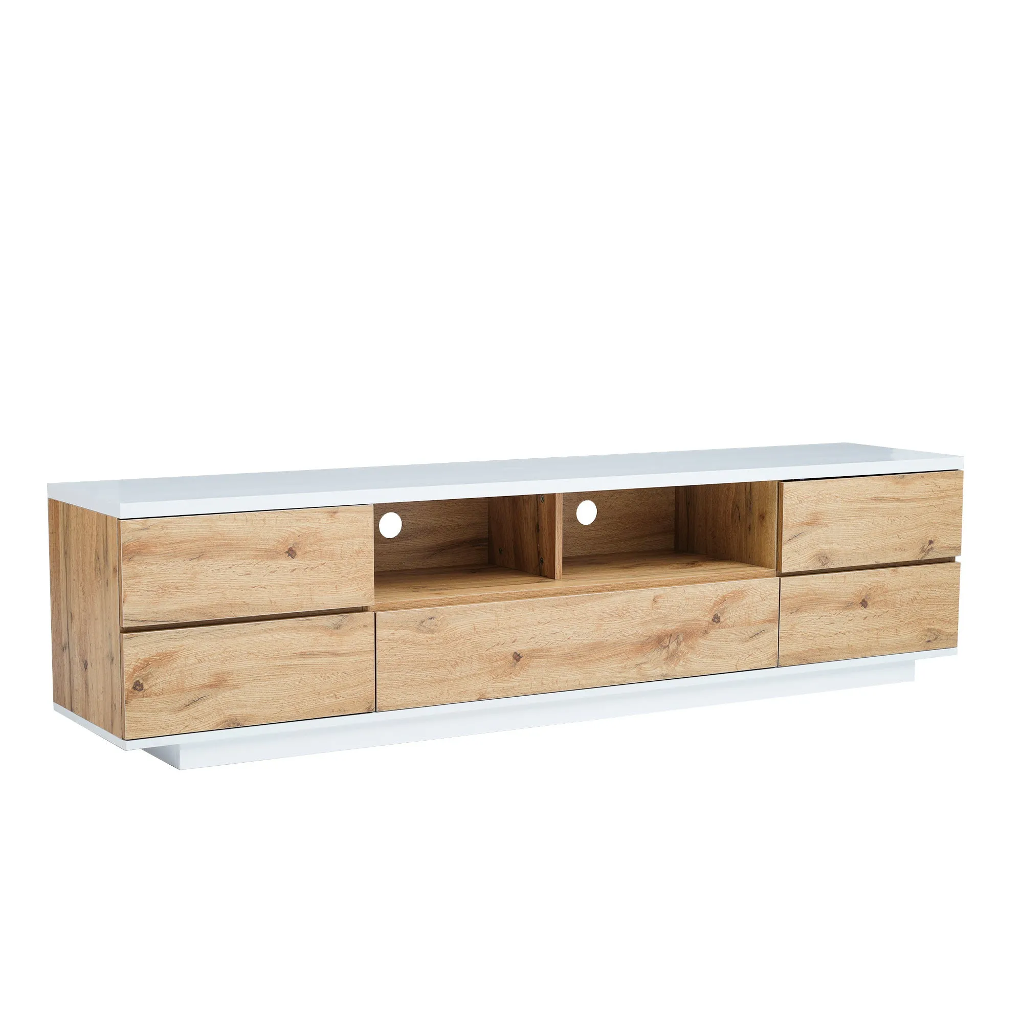 Modern TV stand with Multi-Functional Storage