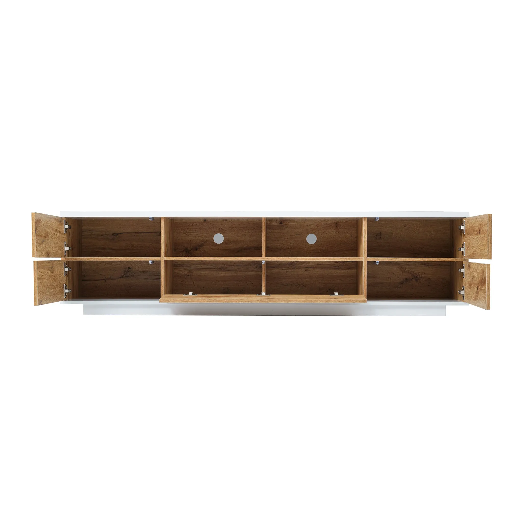 Modern TV stand with Multi-Functional Storage