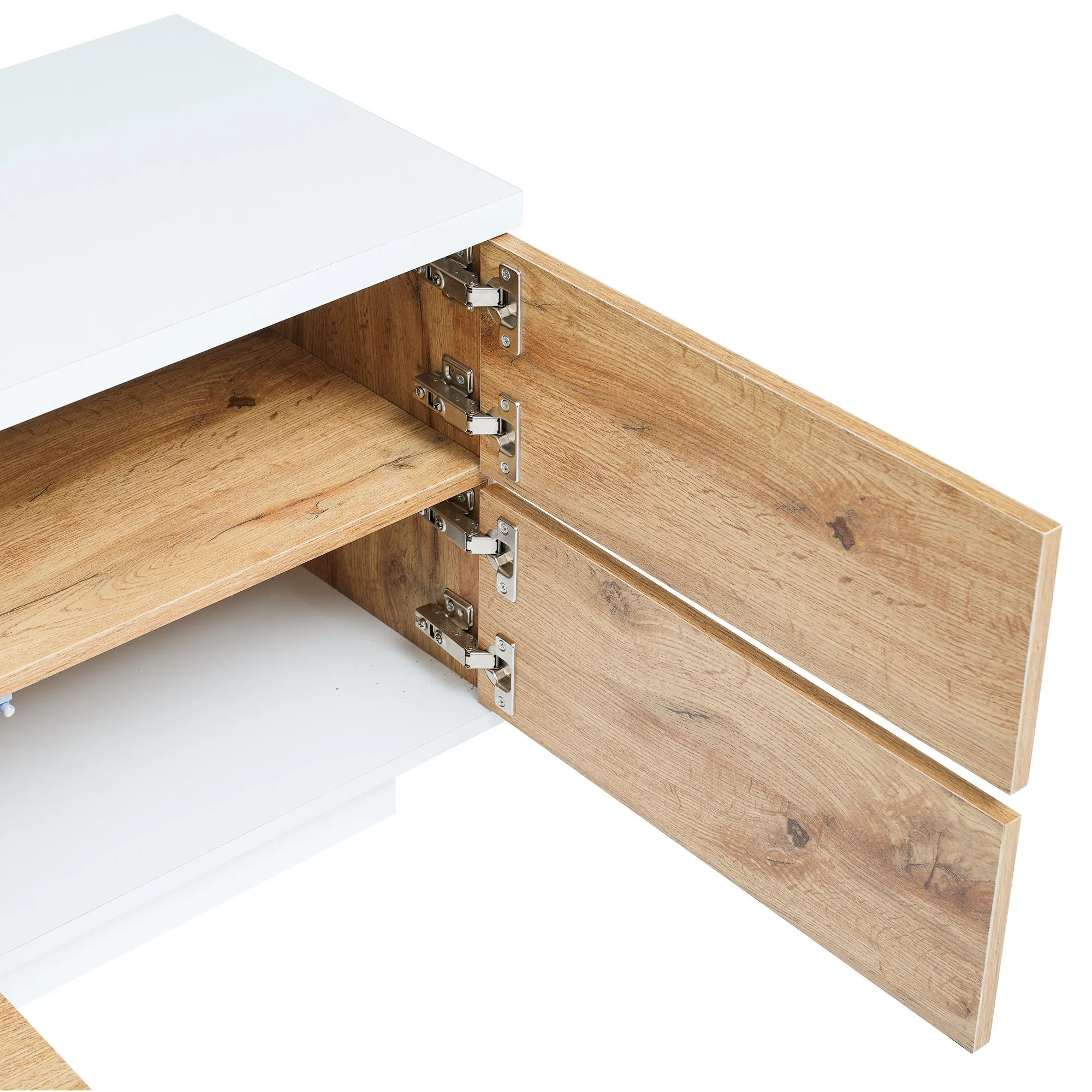 Modern TV stand with Multi-Functional Storage