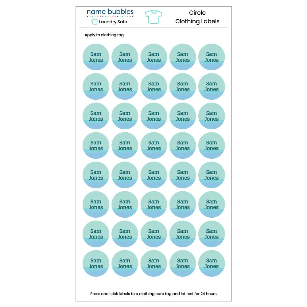 Ombre Clothing Labels