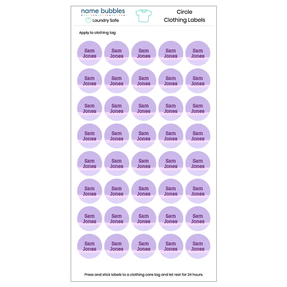 Ombre Clothing Labels