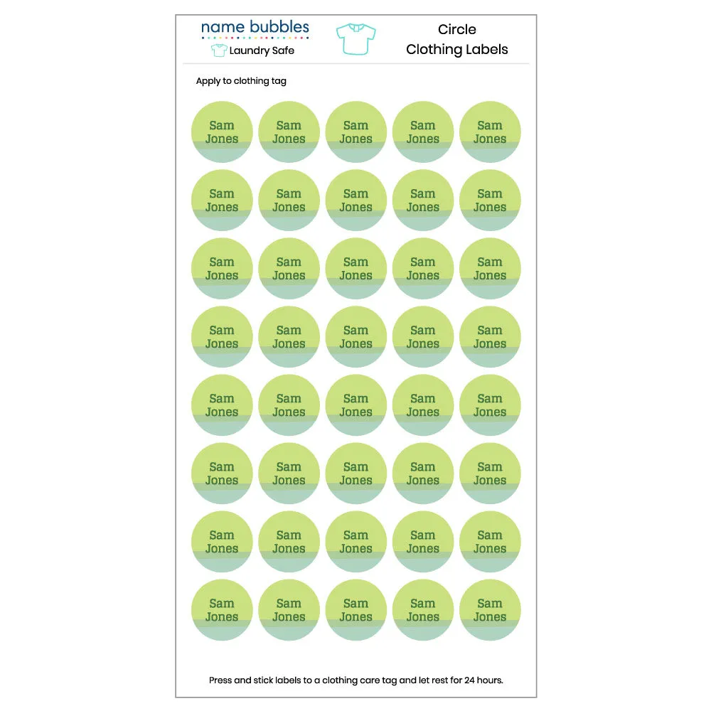 Ombre Clothing Labels