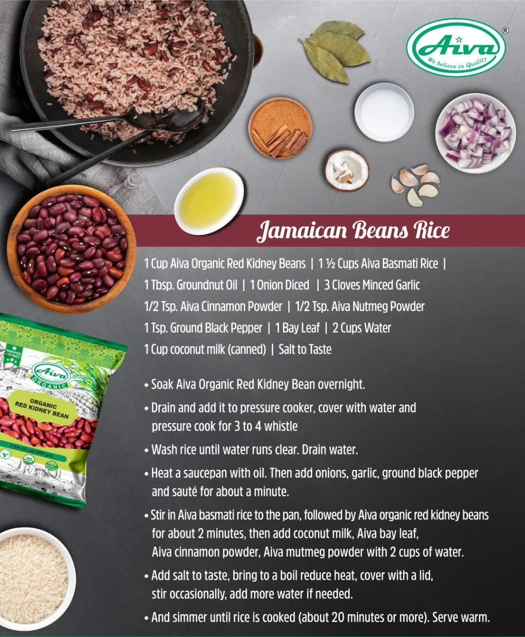 Organic Red Kidney beans- Usda Certified