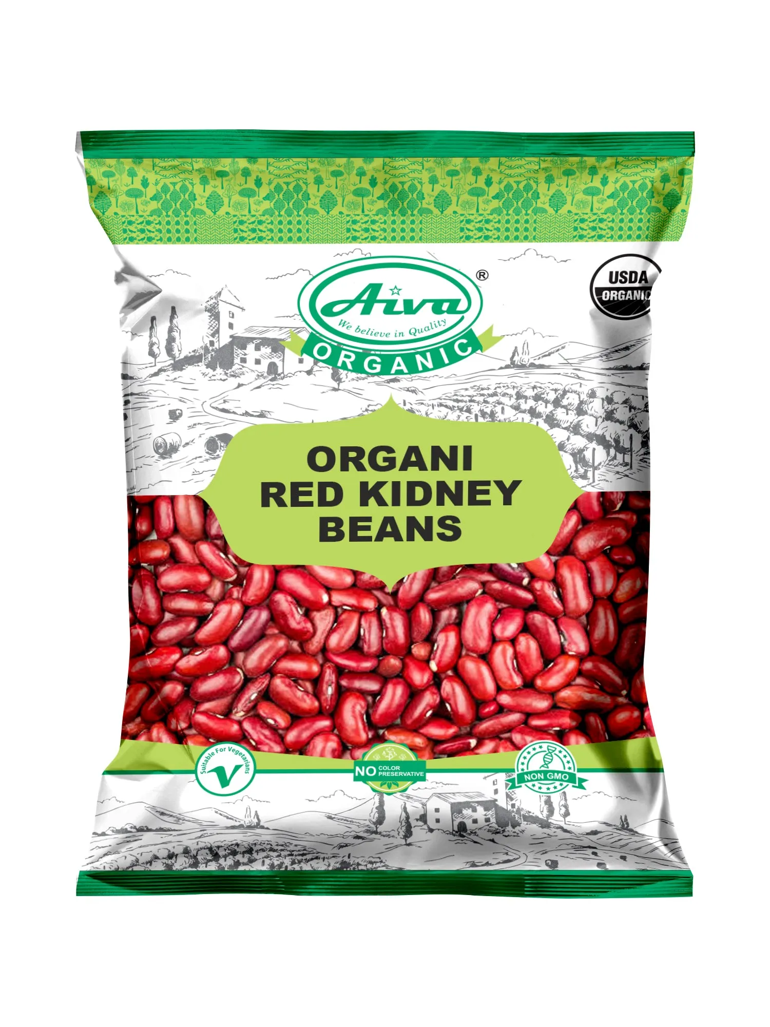 Organic Red Kidney beans- Usda Certified