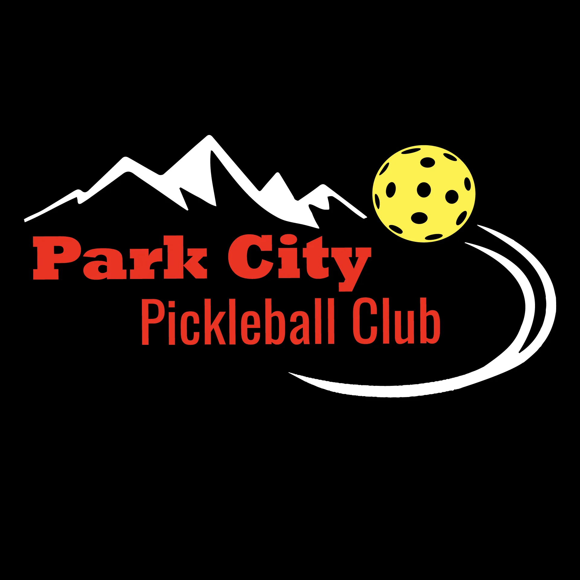 Park City Pickleball Club (Red) | Women's Long Sleeve V-Neck Pickleball Shirts | 100% Polyester