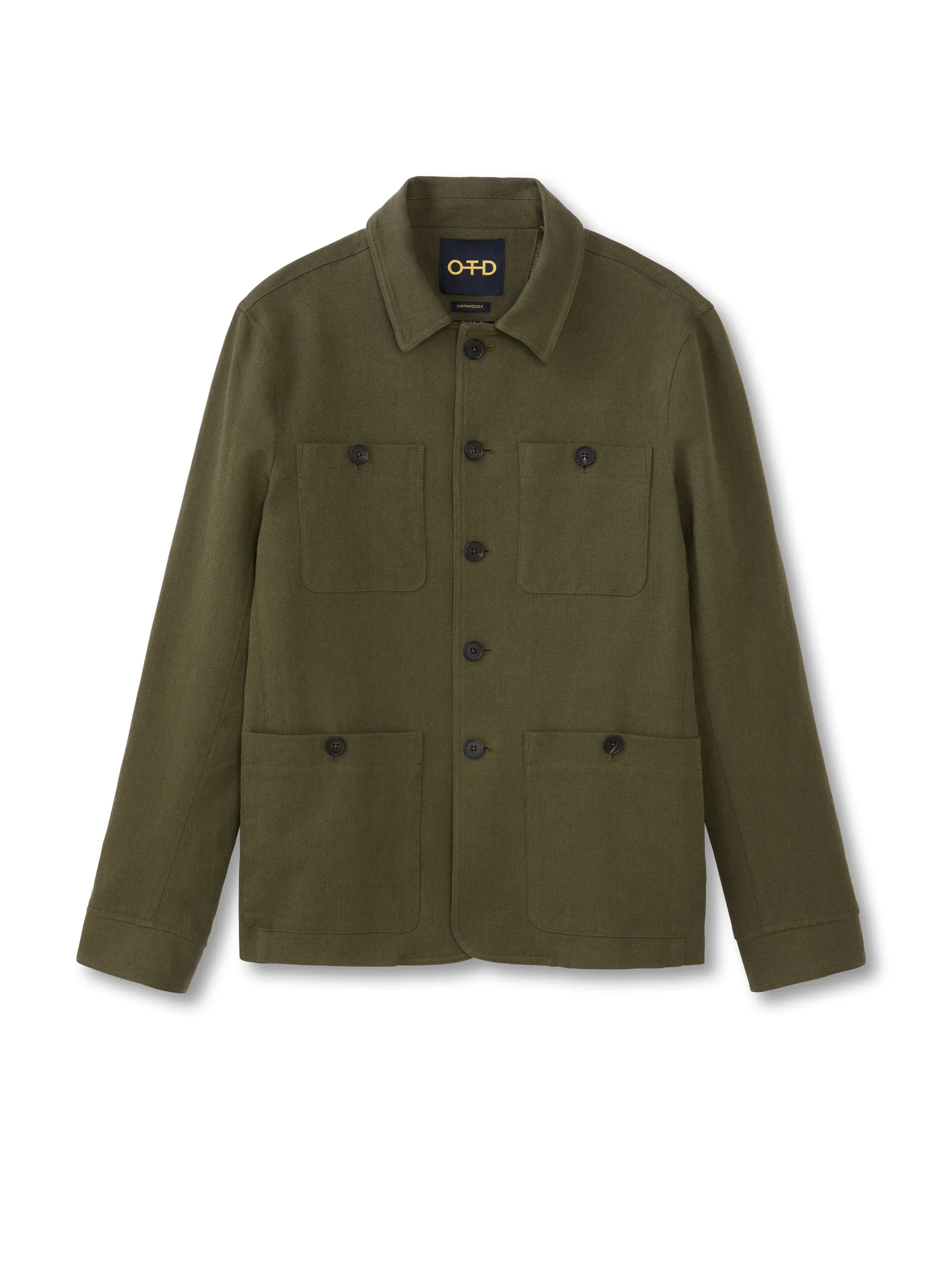 Patch Pocket Task Jacket (Dark Fatigue)