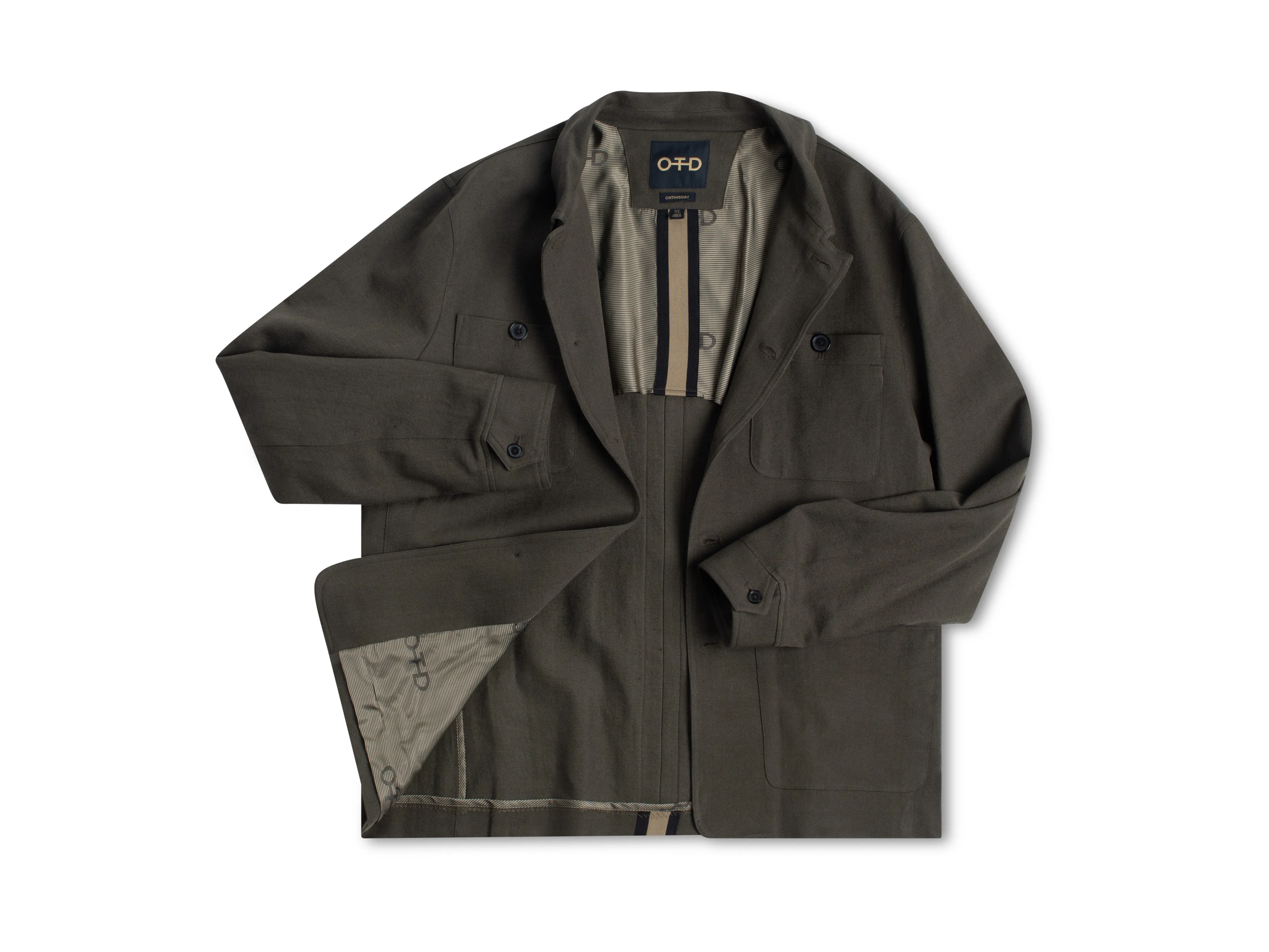 Patch Pocket Task Jacket (Dark Fatigue)