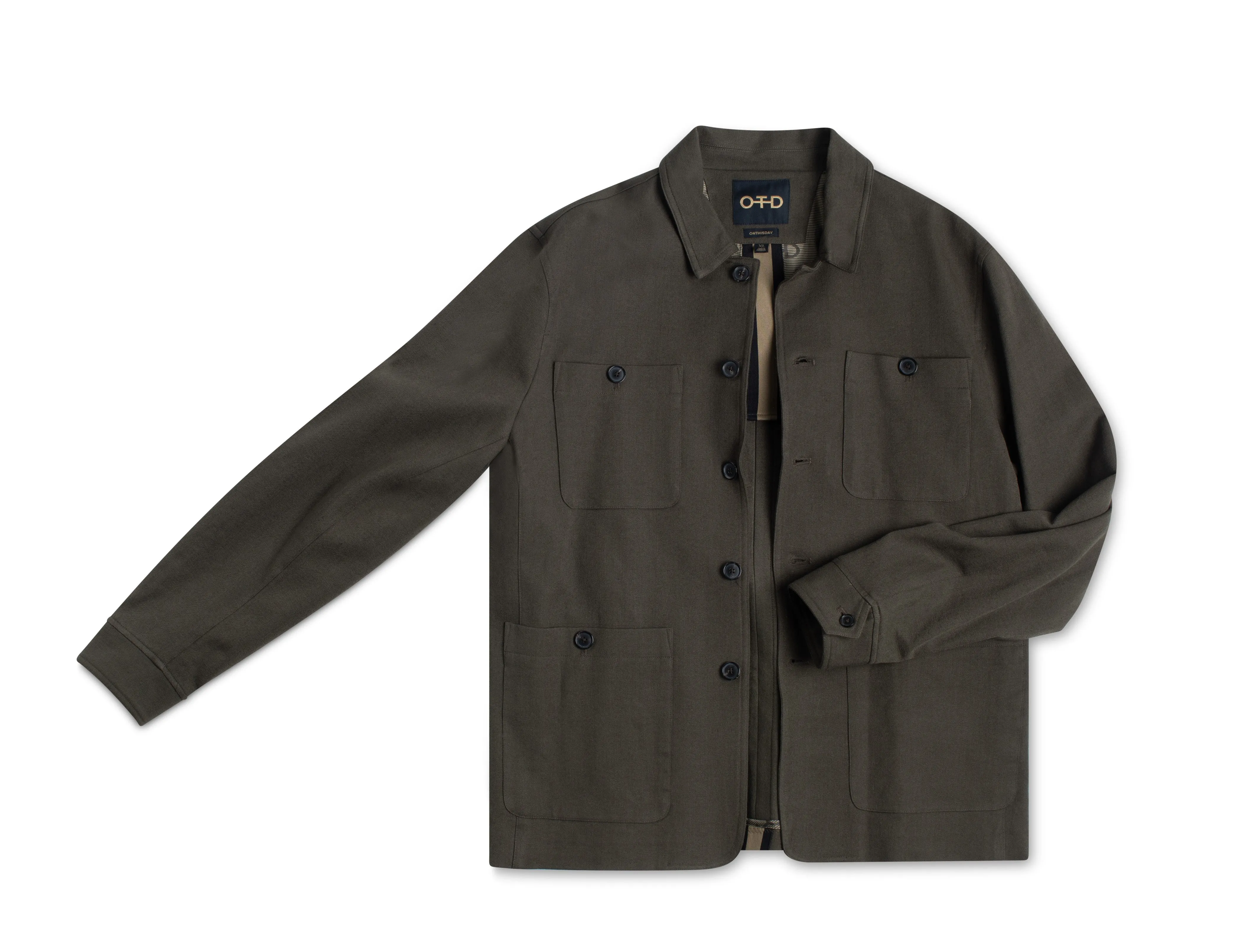Patch Pocket Task Jacket (Dark Fatigue)