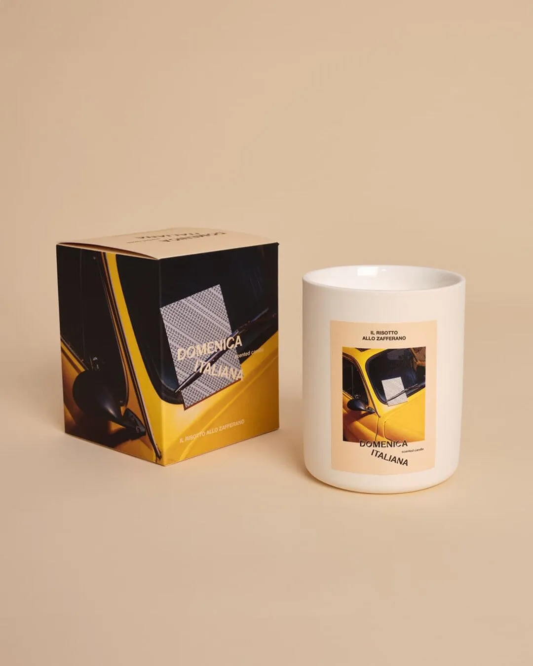 "Risotto allo Zafferano" candle