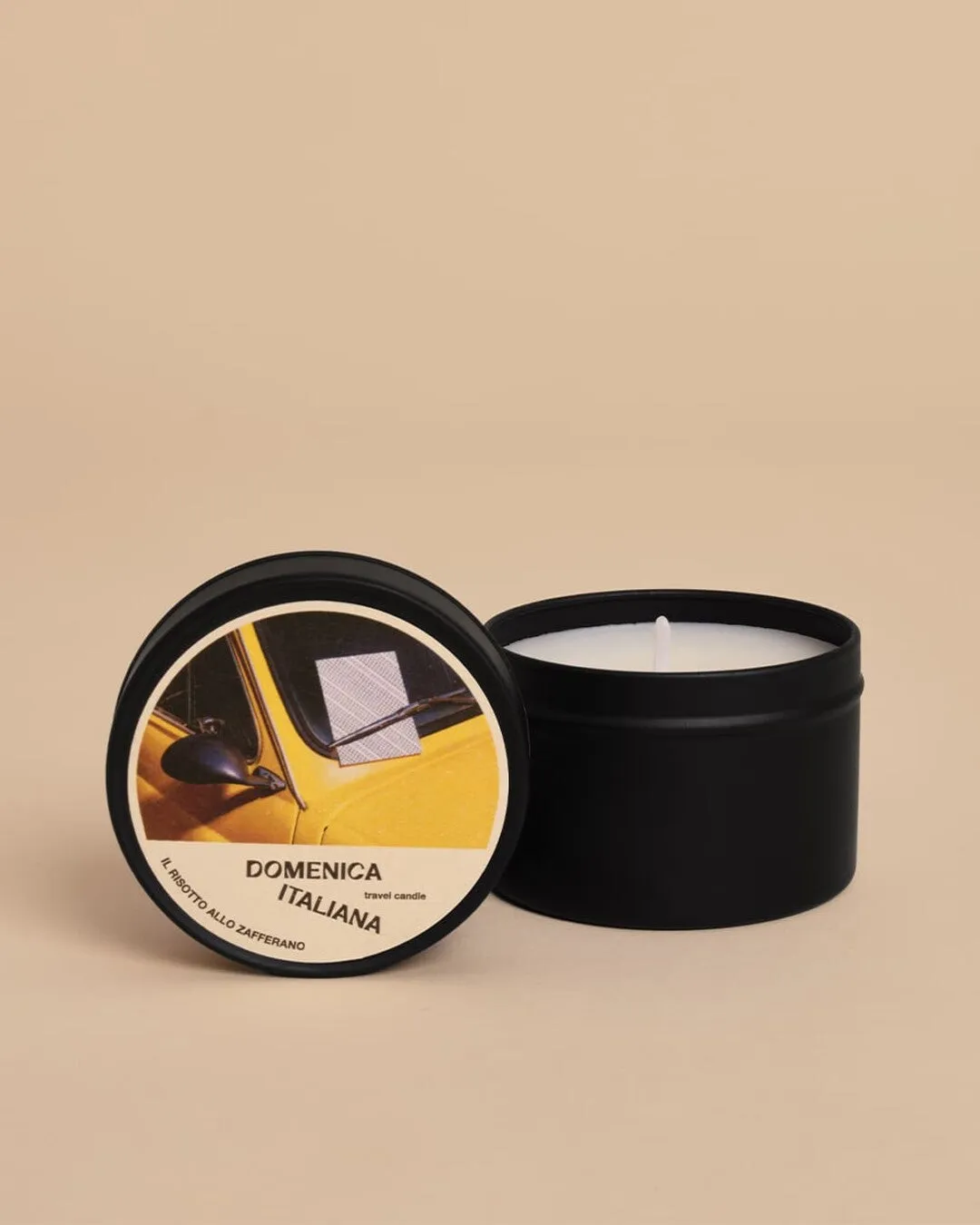 "Risotto allo Zafferano" candle