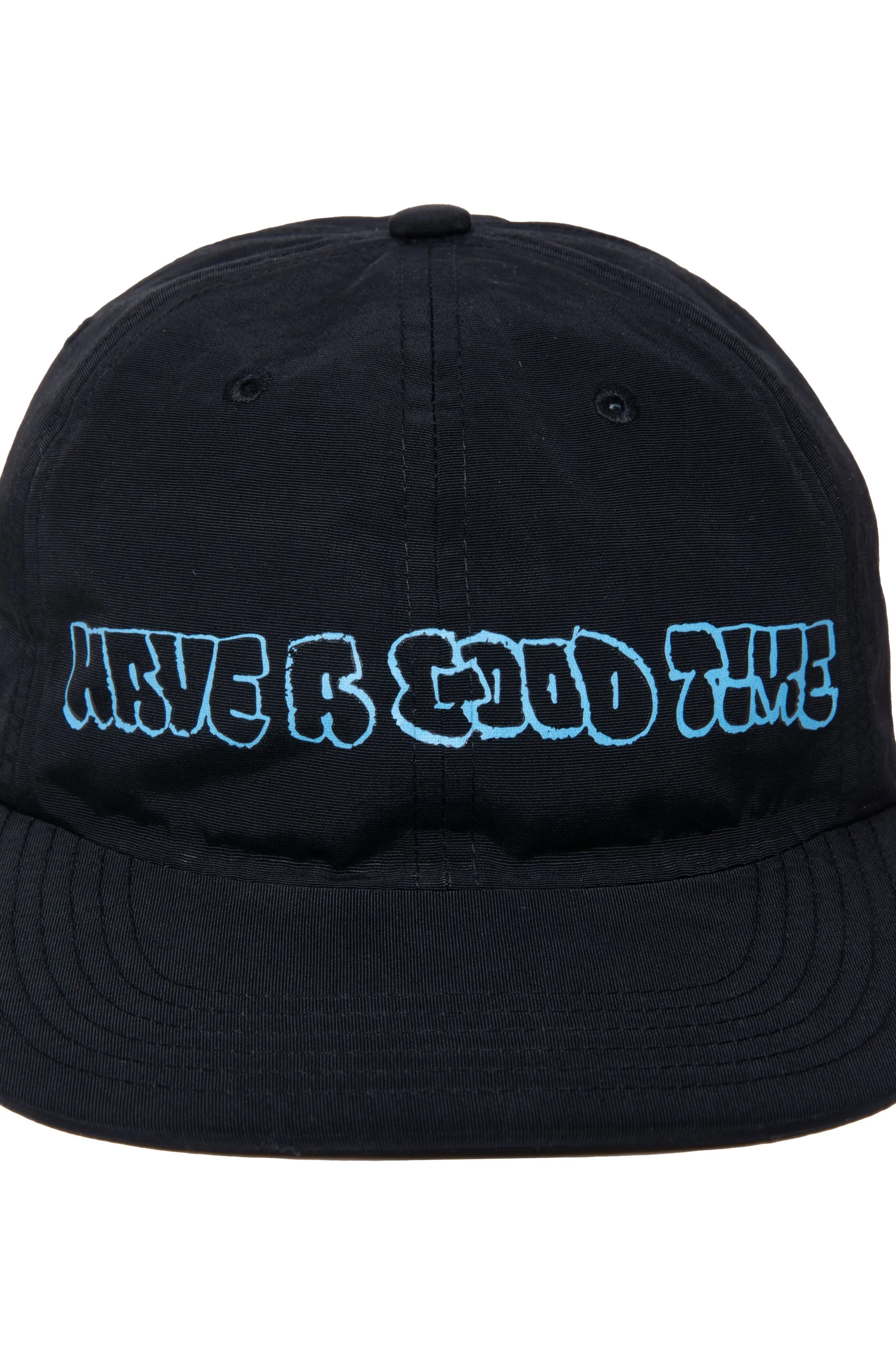 RAKUGAKI LOGO NYLON CAP BLACK