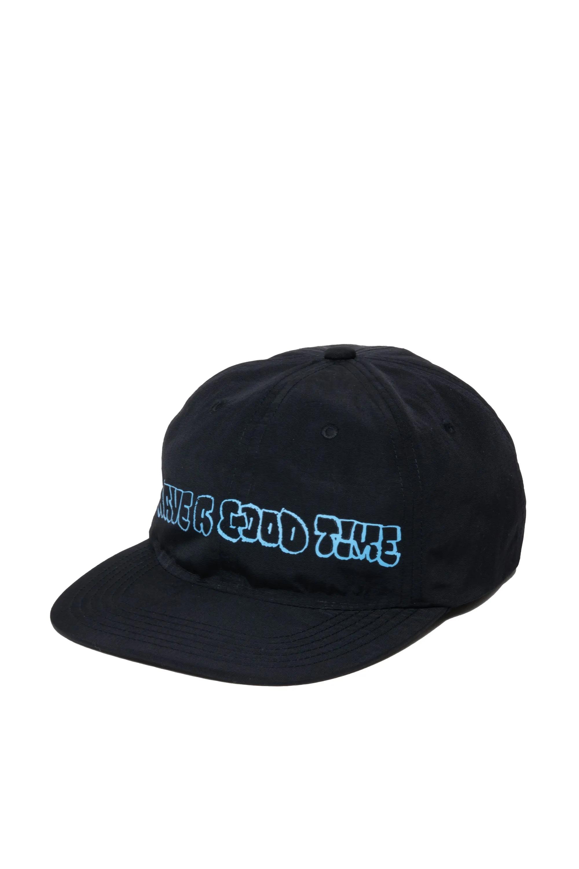 RAKUGAKI LOGO NYLON CAP BLACK