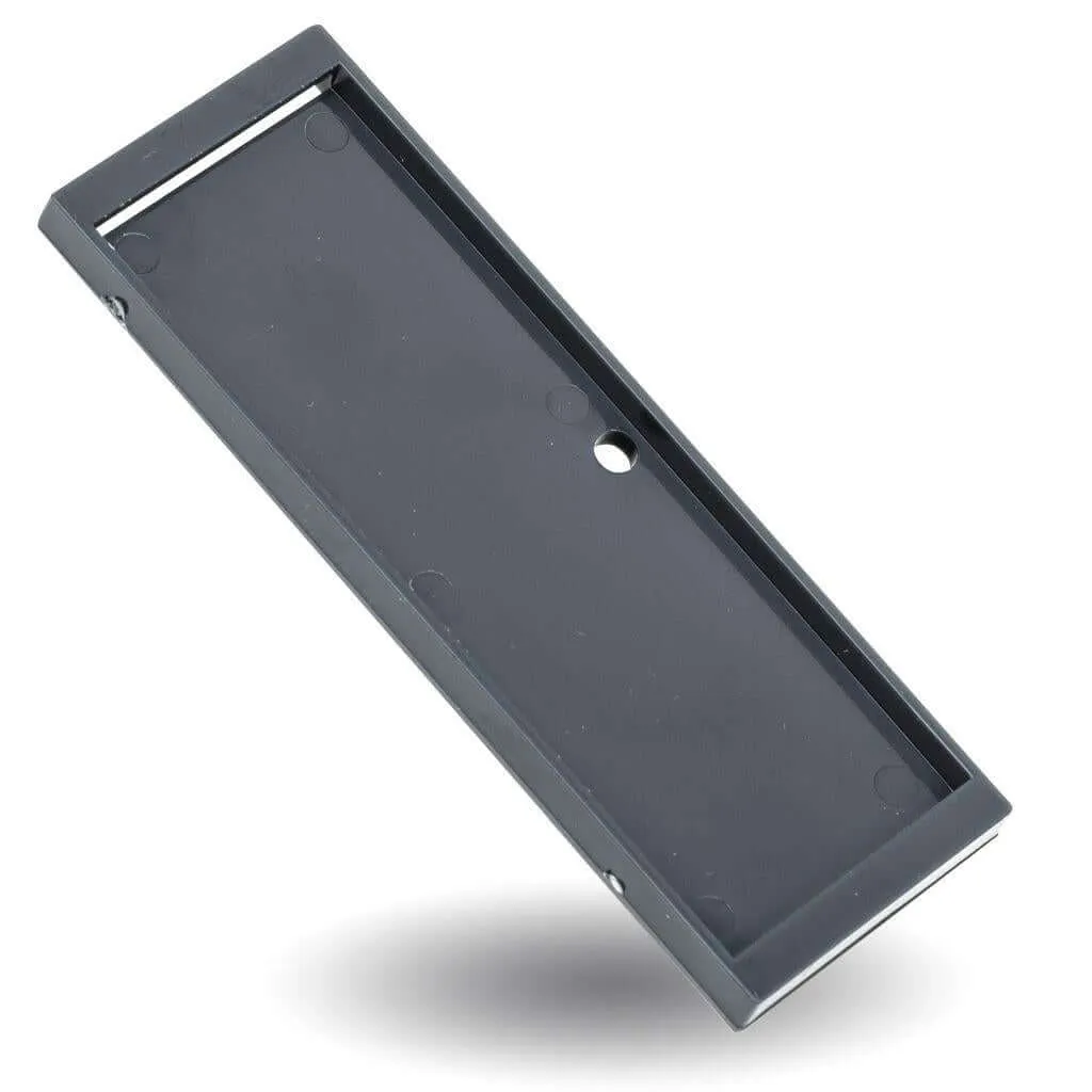 Rectangular Blank Magnetic ID Name Plate Badge - 66 x 21.5mm - Pack of 10