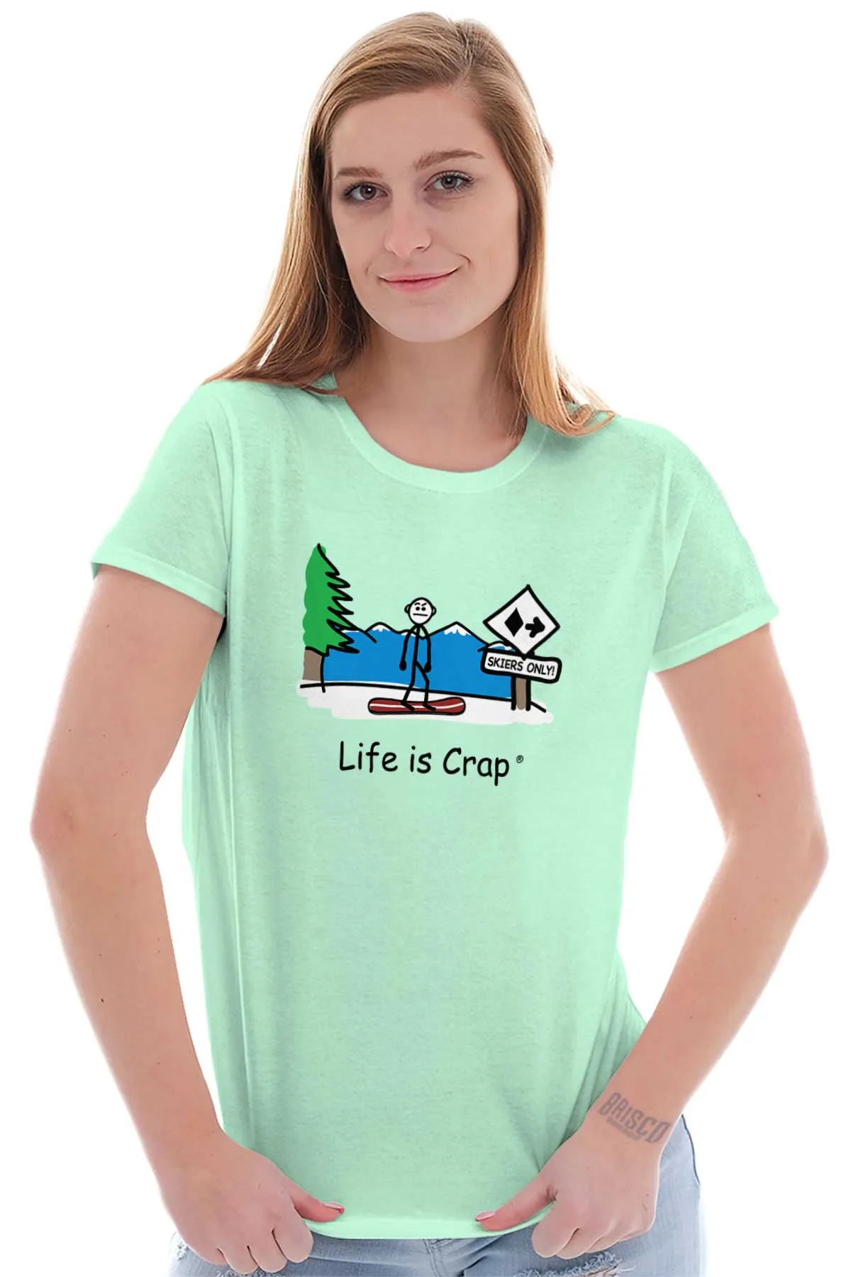 Snowboarder Ladies T-Shirt