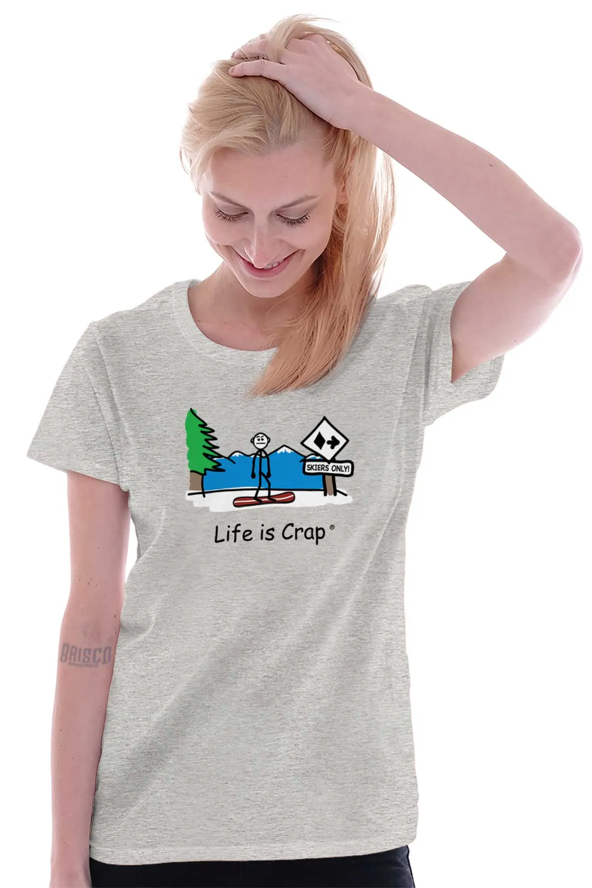 Snowboarder Ladies T-Shirt
